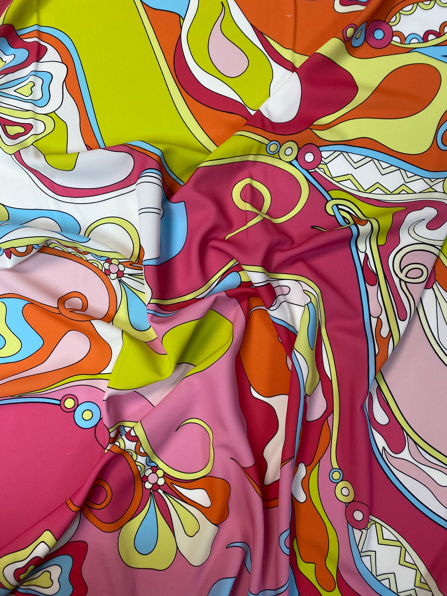 Vibrant Paisley Fabric by the Yard