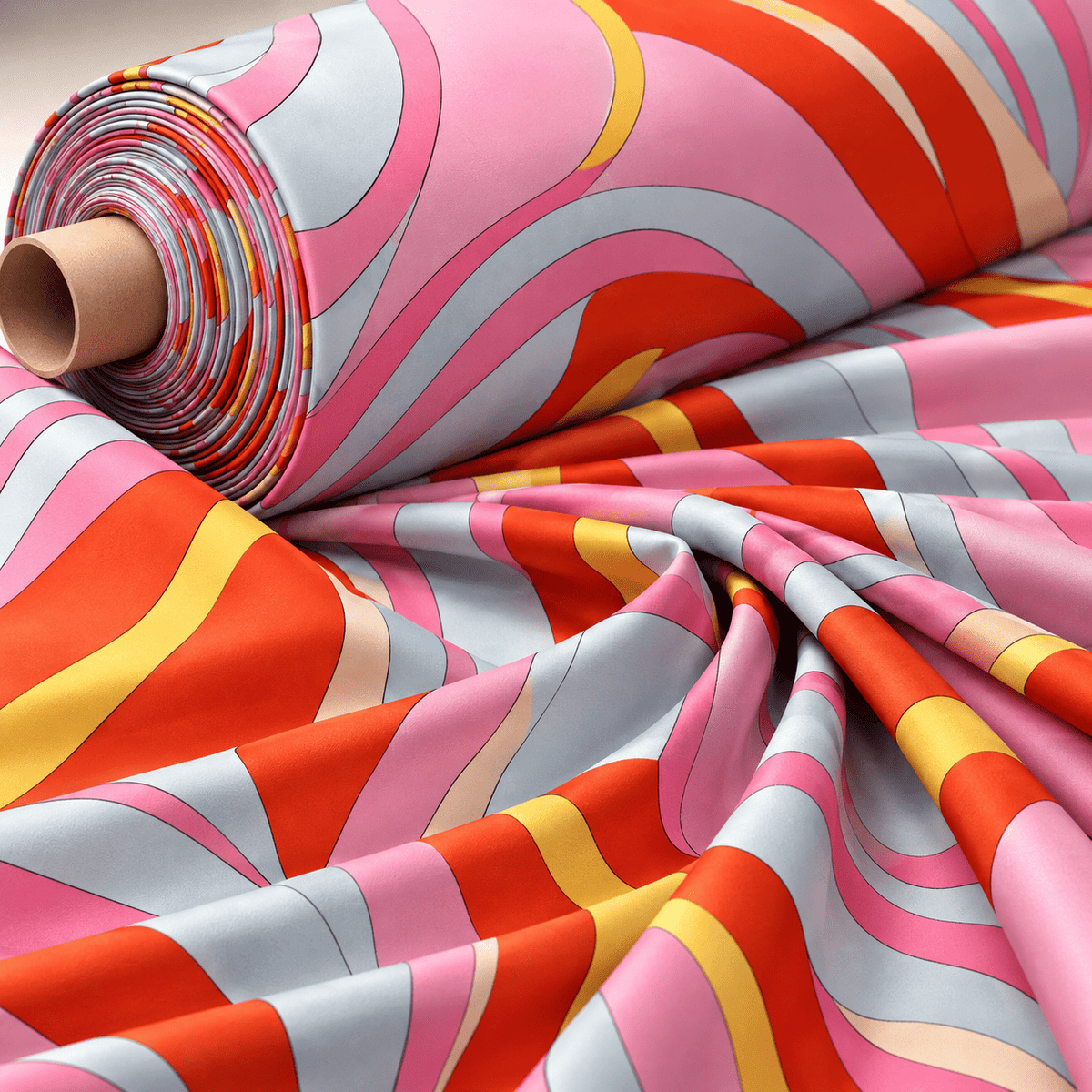 Abstract Lurex Fabric by the Metre - Whotex Fabrics London