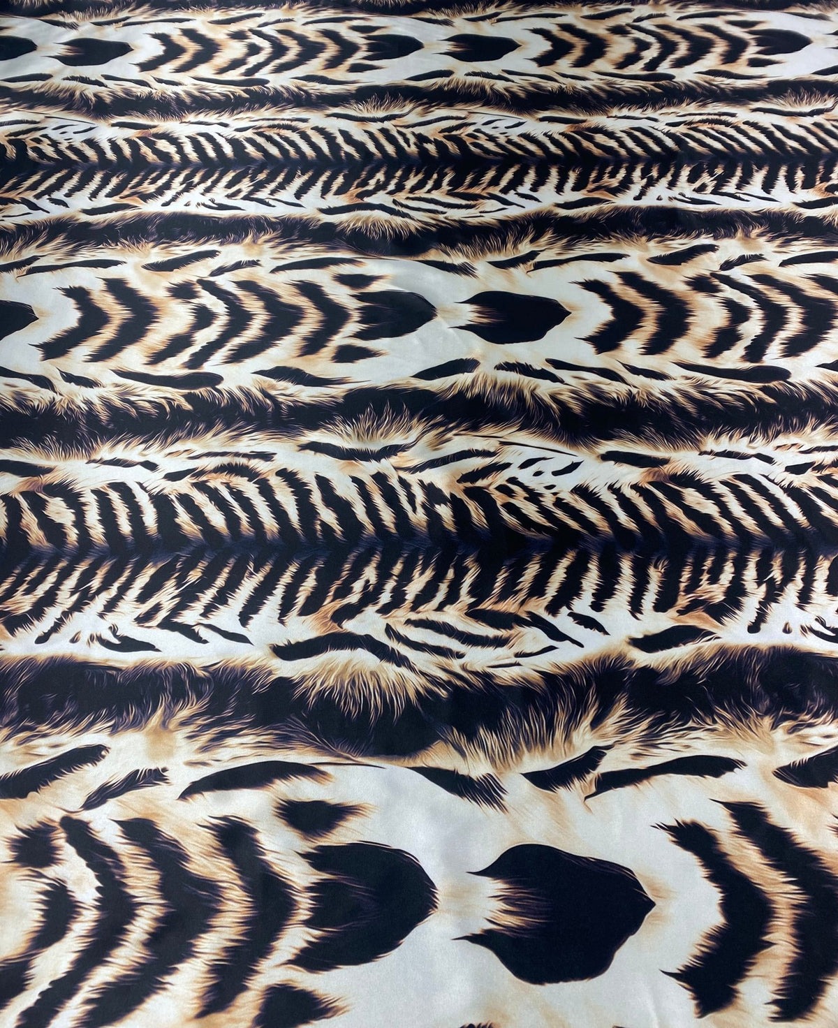 Animal Print Lycra Satin Fabric Sold by Metre - Whotex Fabrics London