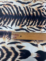 Animal Print Lycra Satin Fabric Sold by Metre - Whotex Fabrics London