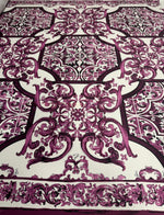 Baroque Pattern Spandex Fabric by the Metre - Whotex Fabrics London