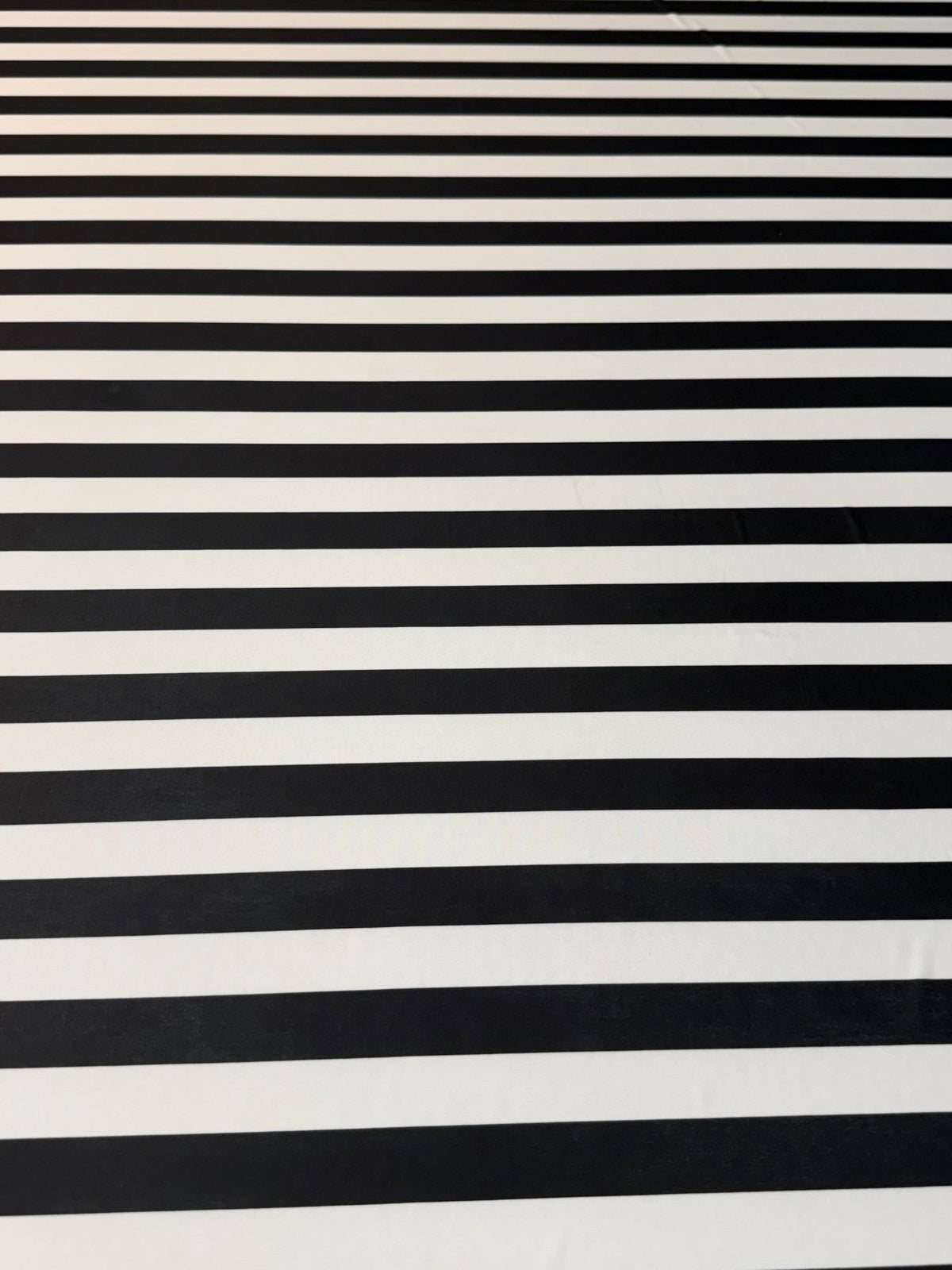 Black and White Horizontal Striped Fabric by the Metre - Whotex Fabrics London