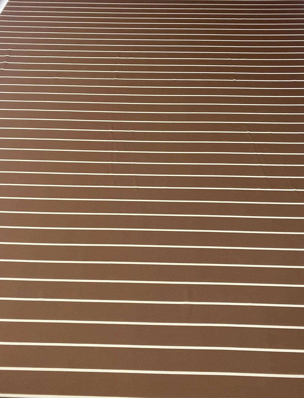 Brown Pinstripe Crepe Fabric by the Metre - Whotex Fabrics London