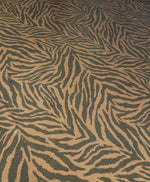 Brown Tiger Sequin Animal Print Fabric by the Metre - Whotex Fabrics London