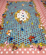 Butterfly & Ladybird Print Lycra Stretch Fabric by the Metre - Whotex Fabrics London