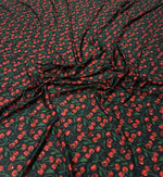Cherry Print Fabric by the Metre - Whotex Fabrics London