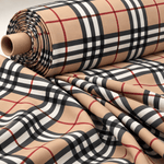 Classic Check Lycra Stretch Fabric by the Metre - Whotex Fabrics London