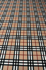 Classic Check Spandex Fabric by the Metre - Whotex Fabrics London