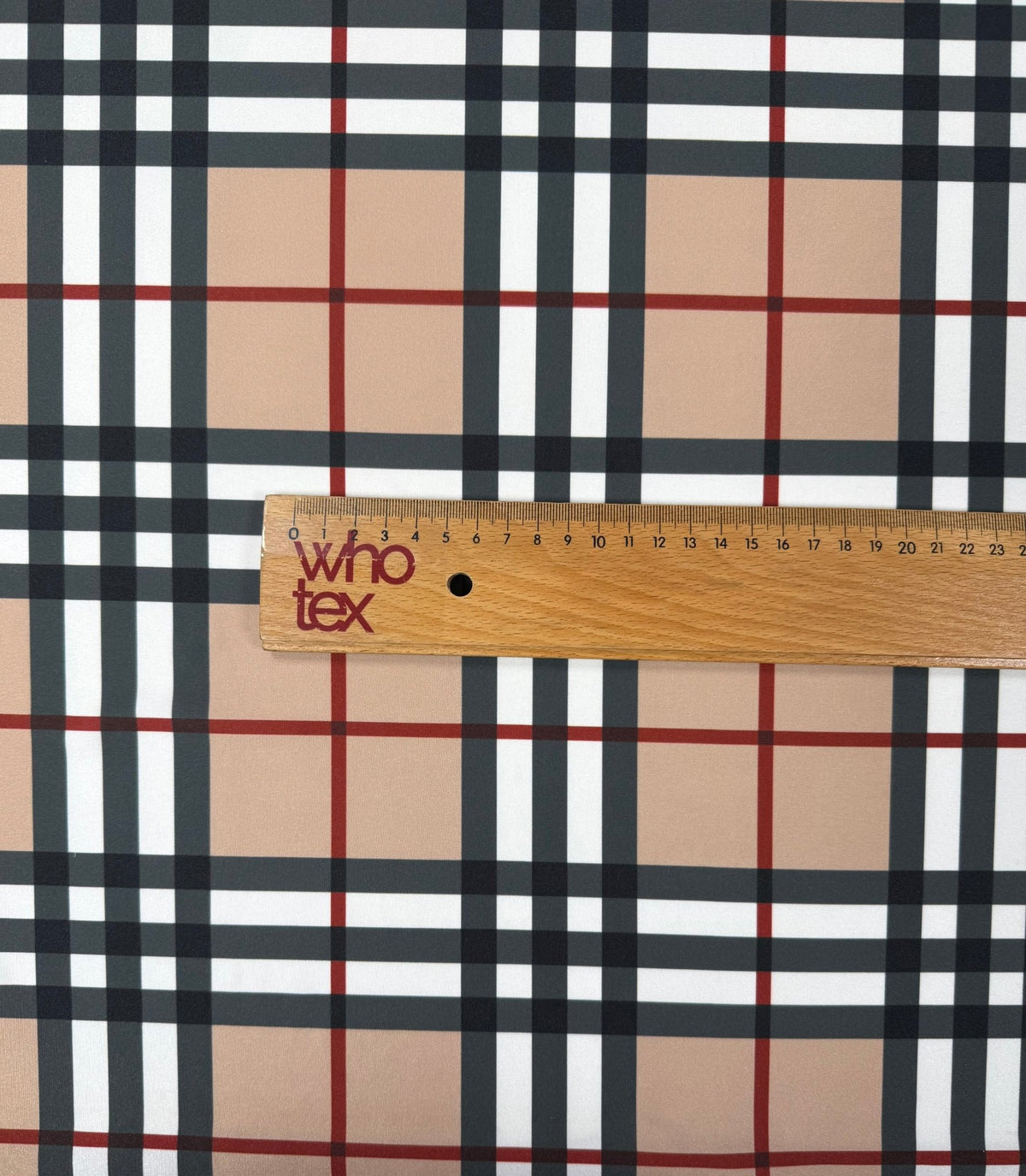 Classic Check Spandex Fabric by the Metre - Whotex Fabrics London