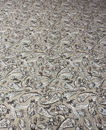 Classic Paisley Linen Fabric by the Metre - Whotex Fabrics London
