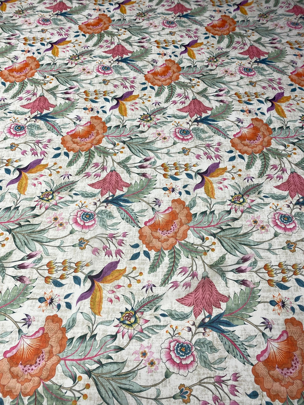 Floral Print Chiffon Fabric Sold by the Metre - Whotex Fabrics London