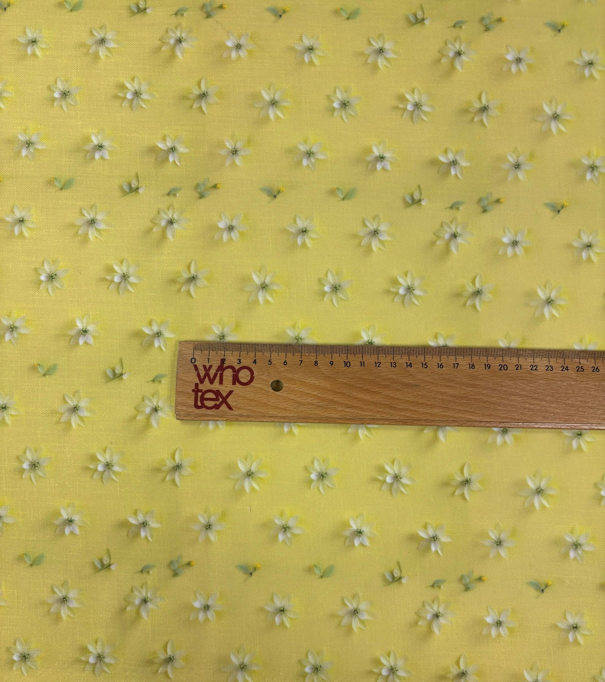 Floral Print Linen Fabric by the Metre - Whotex Fabrics London