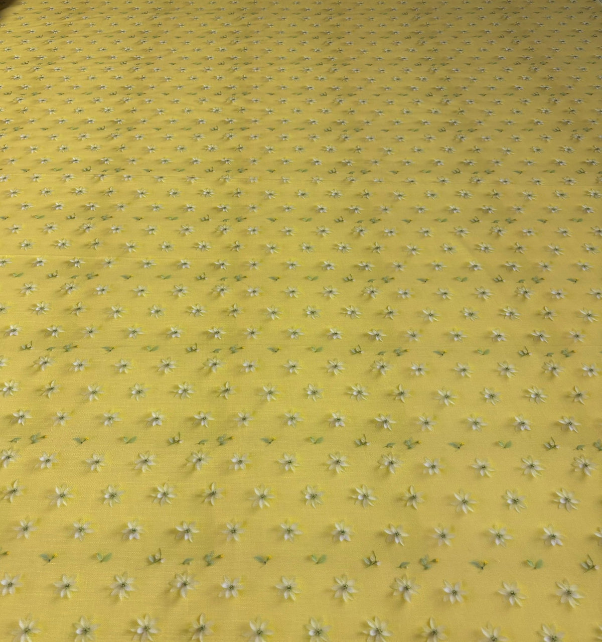 Floral Print Linen Fabric by the Metre - Whotex Fabrics London