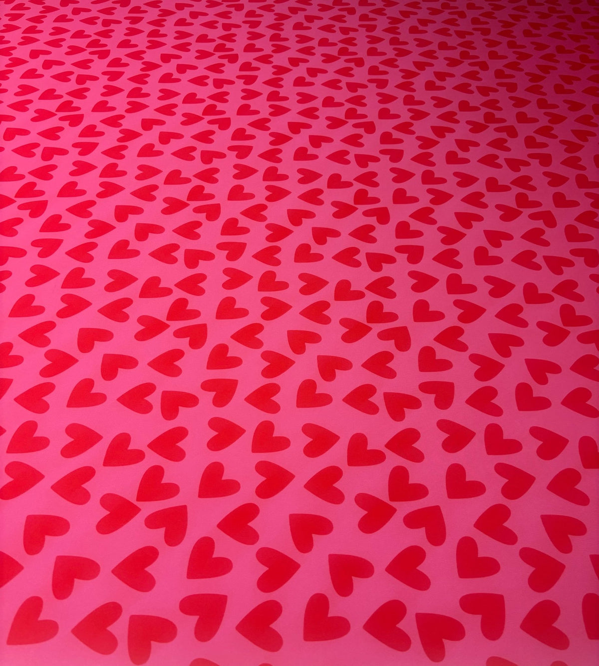 Heart Print Spandex Fabric by the Metre for Dresses - Whotex Fabrics London