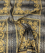 Luxury Baroque Leopard Upholstery Fabric by the Metre - Whotex Fabrics London
