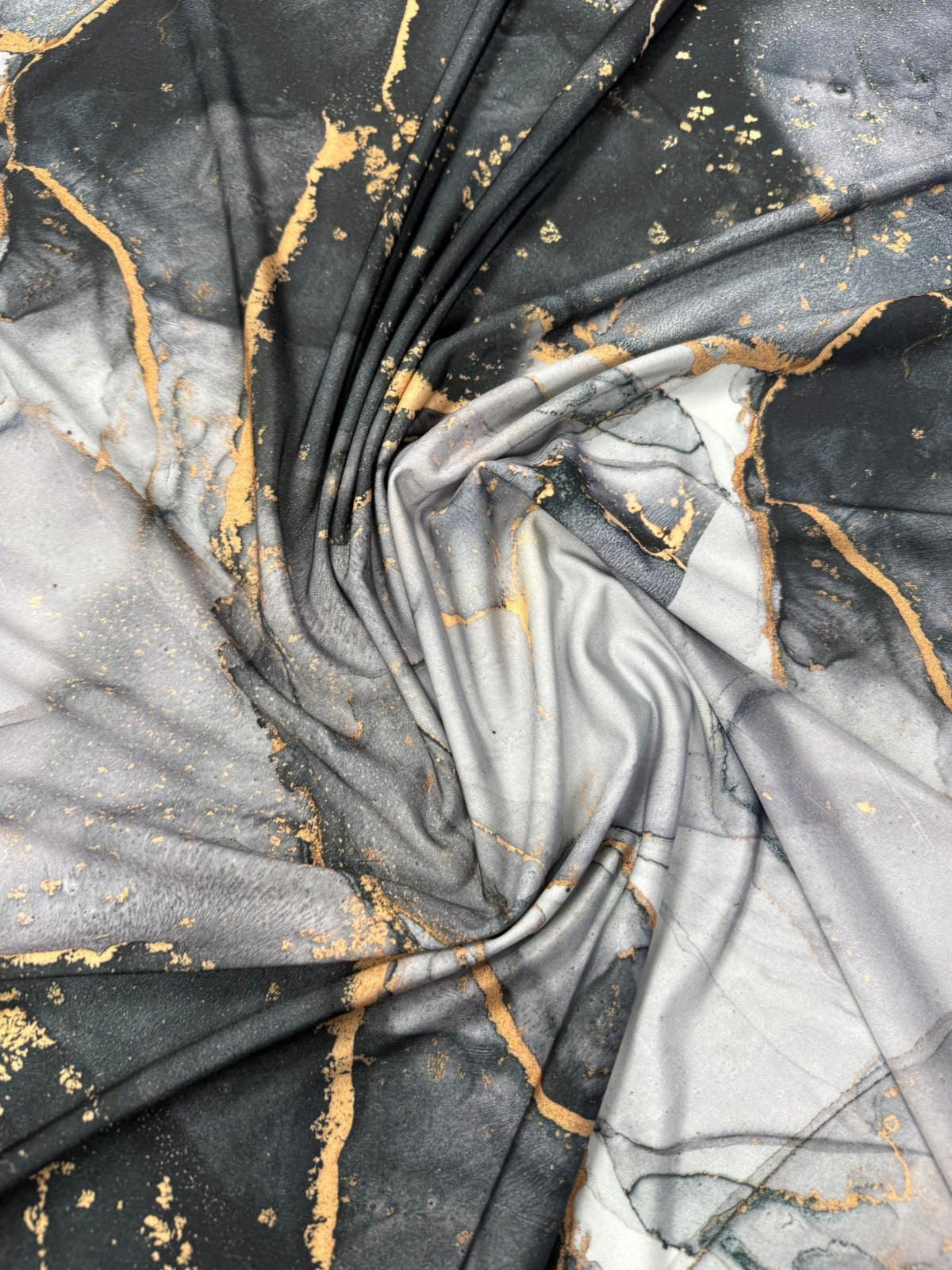 Marble Effect Spandex Fabric by the Metre - Whotex Fabrics London