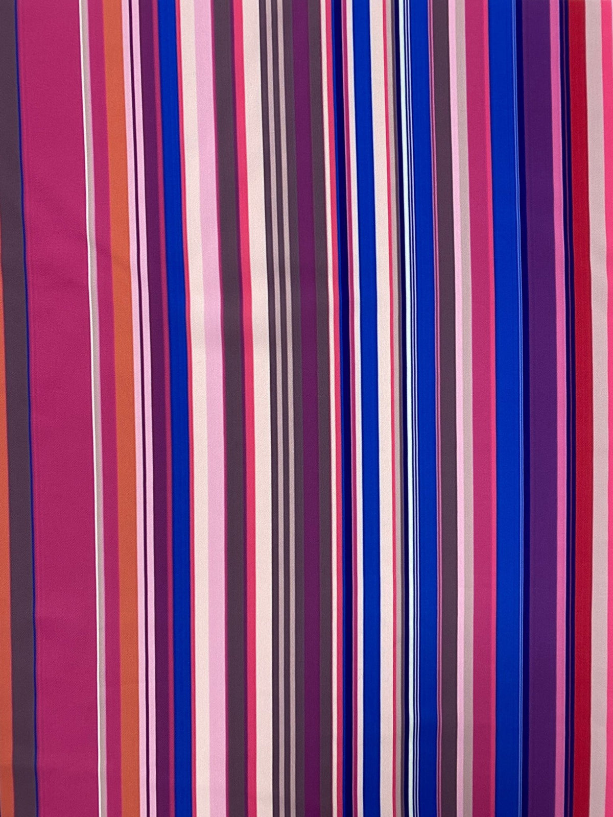 Multicolour Striped Shimmer Fabric by the Metre - Whotex Fabrics London