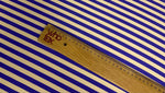 Navy Blue Stripe Fabric – Classic Diagonal Design - Whotex Fabrics London