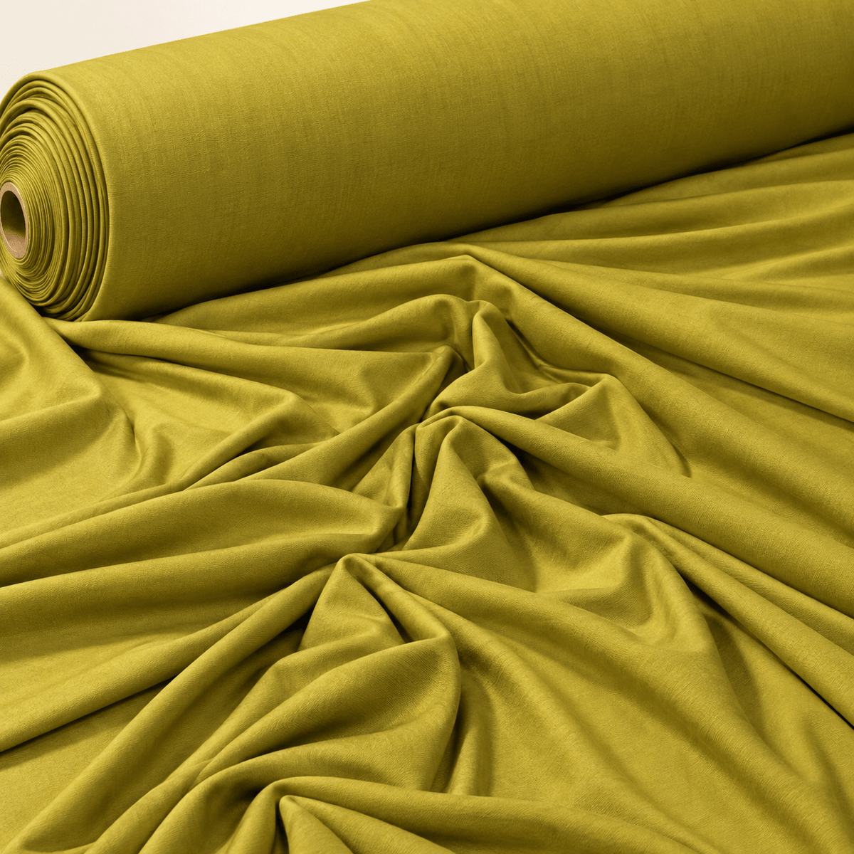 Olive Green Soft Stretch Viscose Jersey Fabric - Whotex Fabrics London