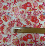 Pink Floral Sequin Fabric for Summer Dresses - Whotex Fabrics London