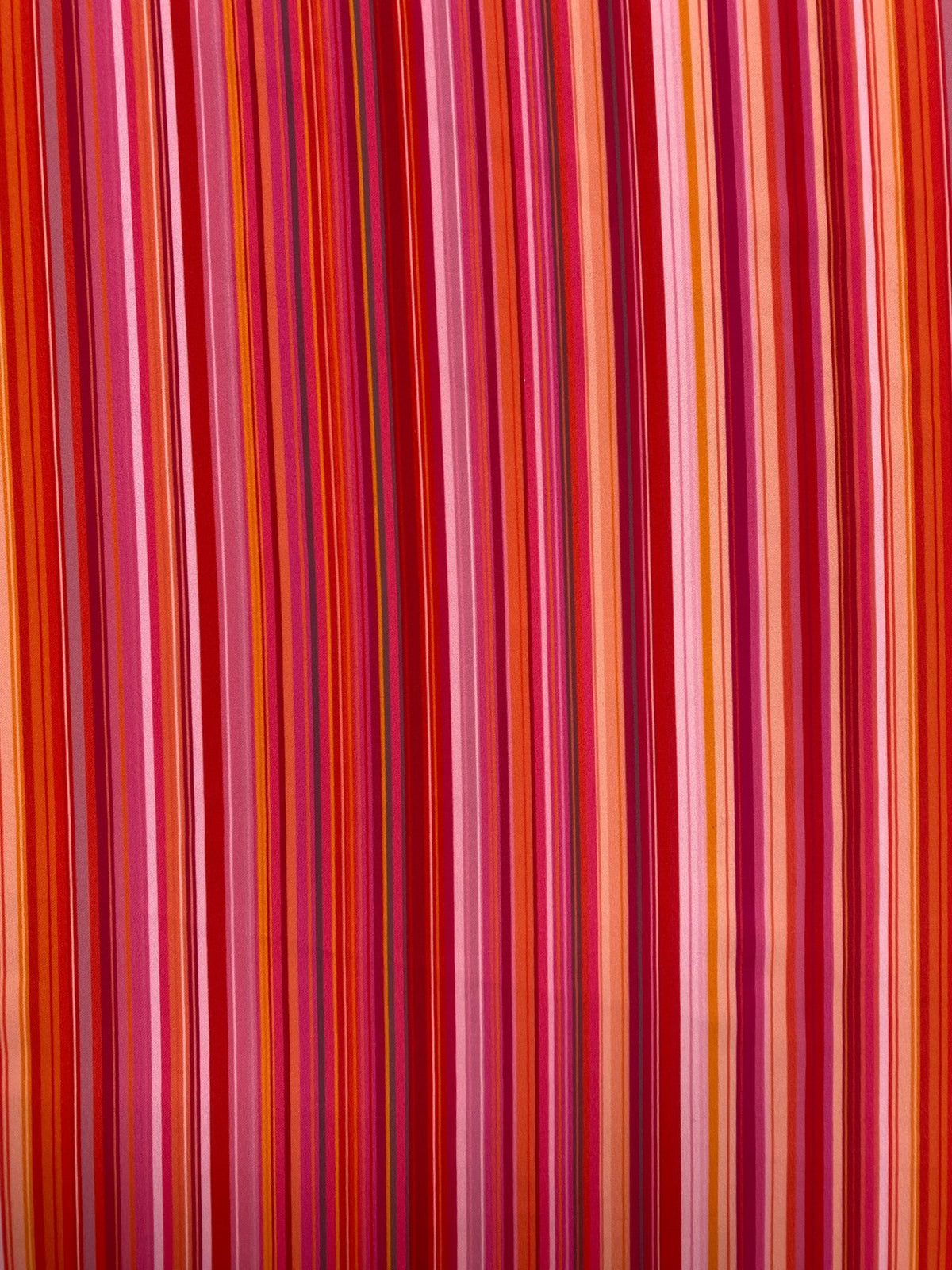 Pink Orange Striped Shimmer Fabric by the Metre - Whotex Fabrics London