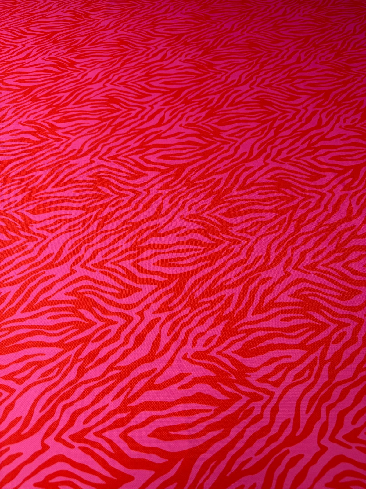 Pink Red Zebra Upholstery Fabric by the Metre - Whotex Fabrics London