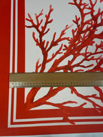 Red Coral Print Crepe Fabric by the Metre – Premium Dressmaking - Whotex Online Fabric Store