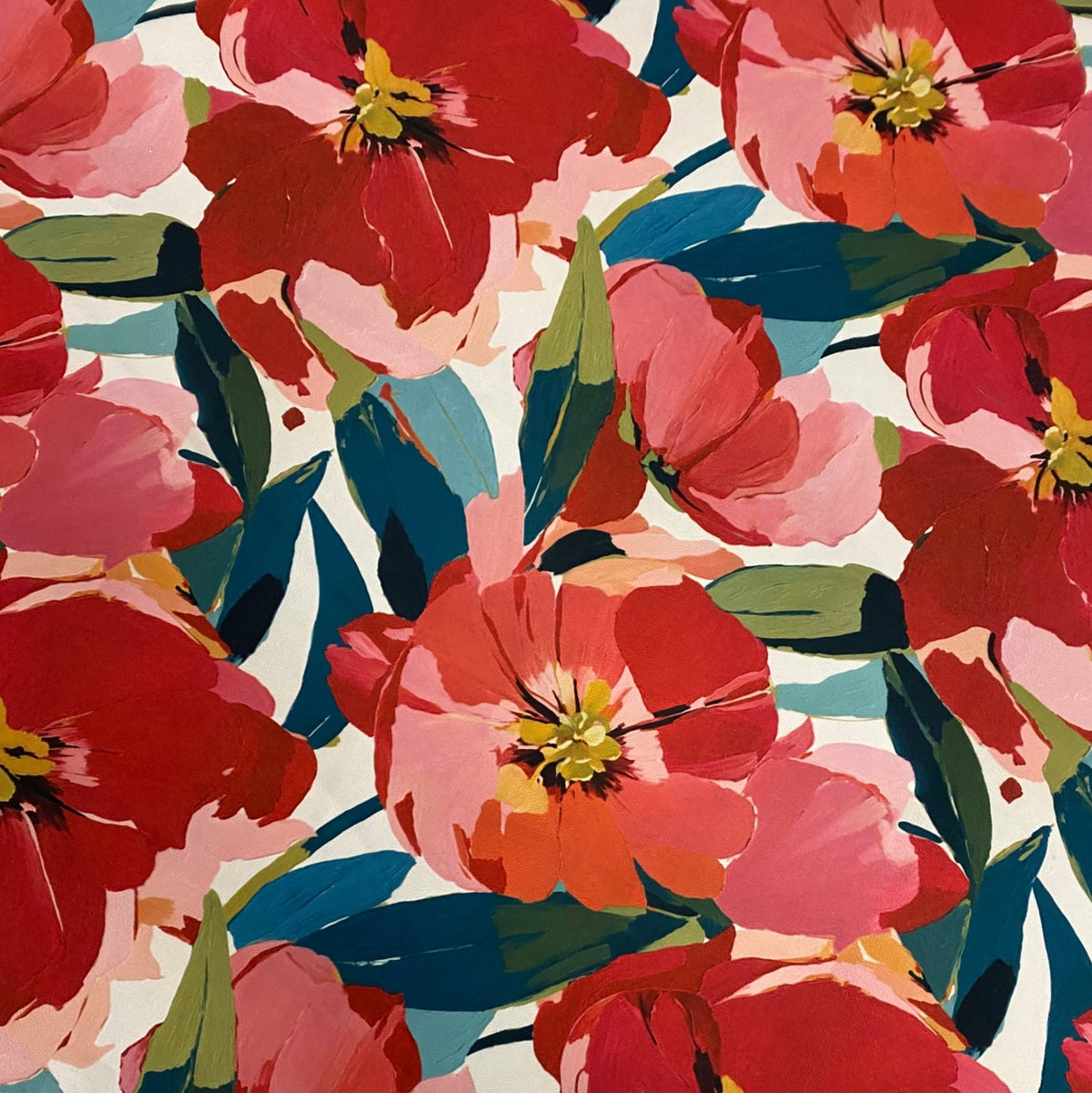 Red Floral Fabric – Available in Satin, Crepe, Spandex & Chiffon | By Metre - Whotex Online Fabric Store