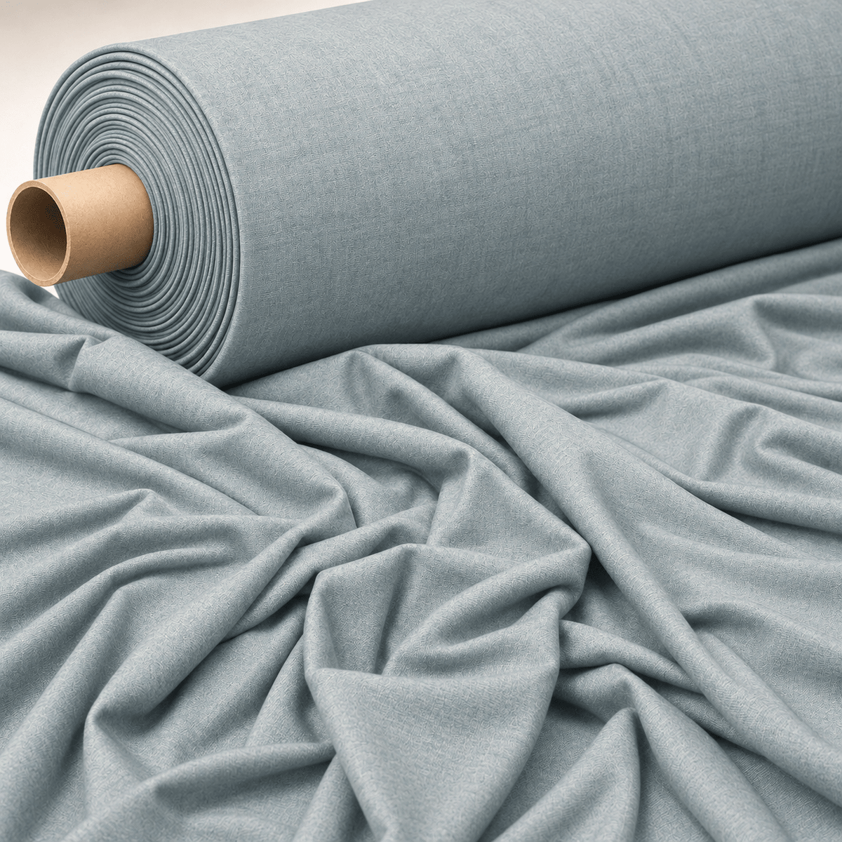 Seafoam Green Cotton Linen Fabric by the Metre - Whotex Fabrics London
