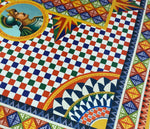 Sicilian Majolica Crepe Fabric by the Metre – Mediterranean - Whotex Online Fabric Store