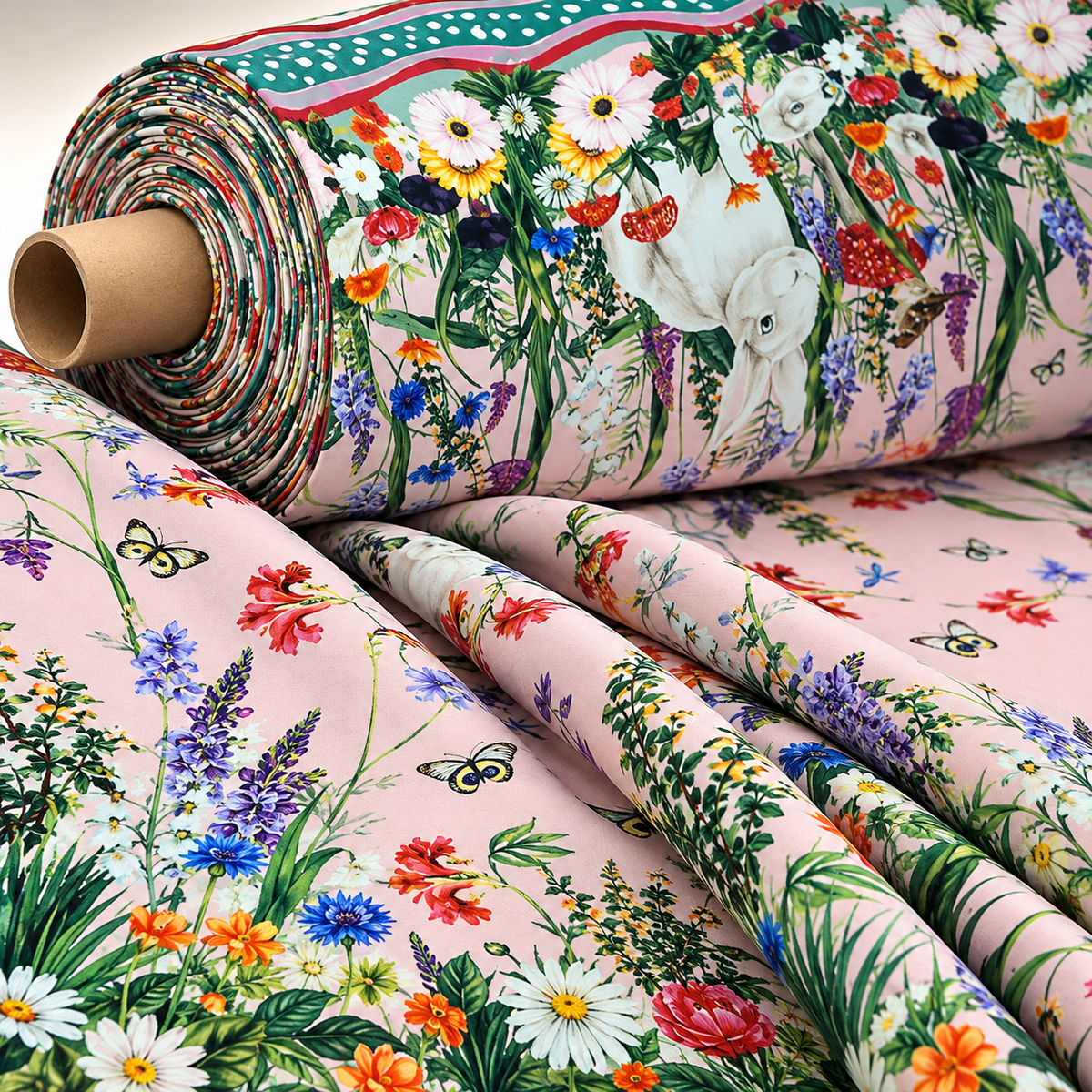 Wildflower Fabric by the Metre - Whotex Fabrics London