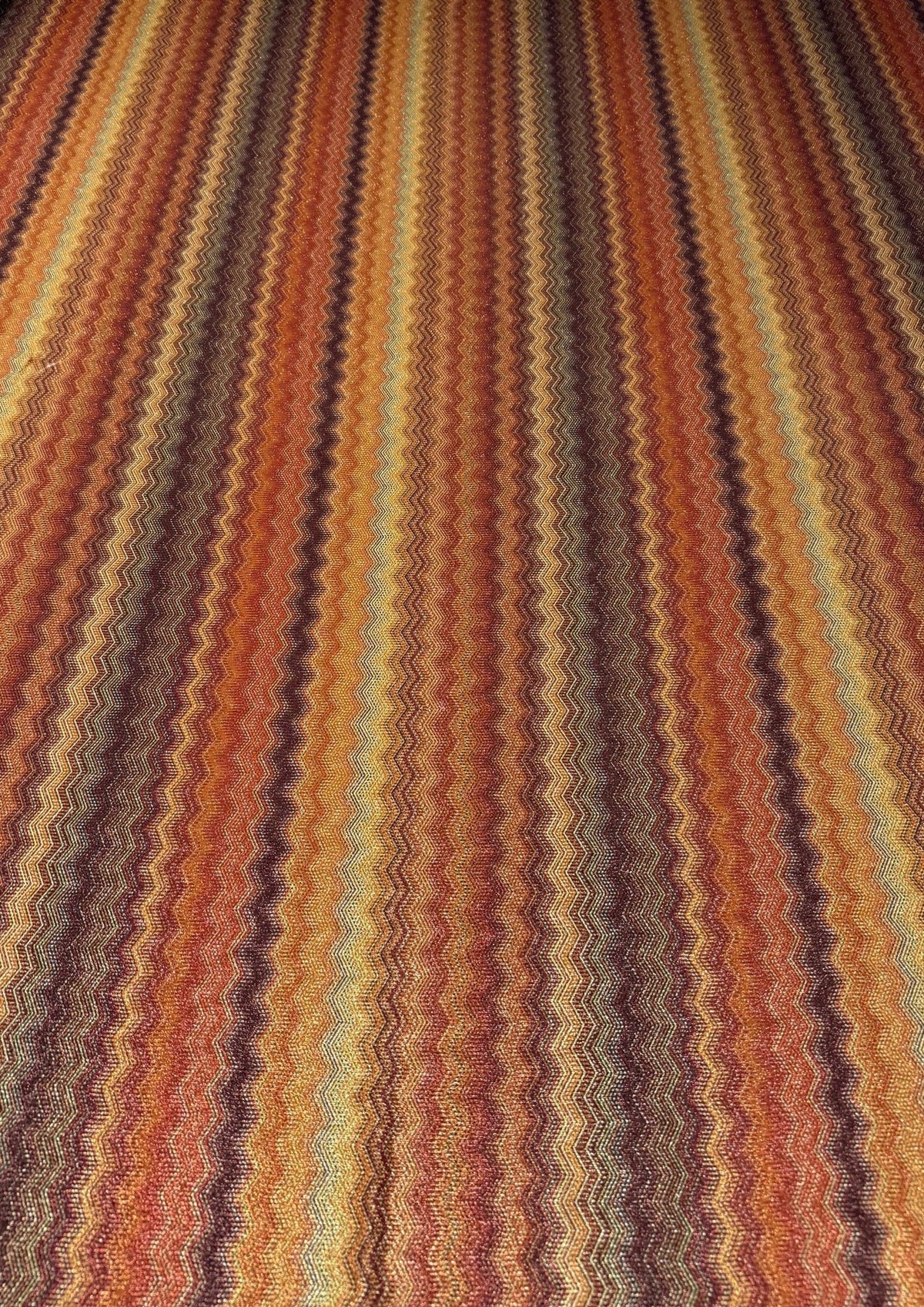 Zigzag Knit Fabric with Lurex - Whotex Fabrics London