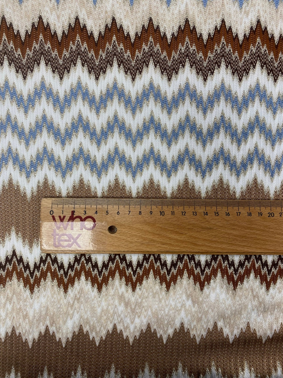Zigzag Pattern Stretch Mesh Fabric Sold by the Metre - Whotex Fabrics London